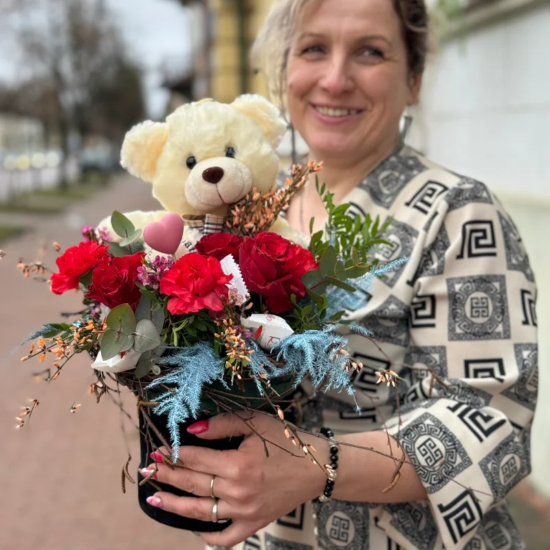 Flower Box misia radość